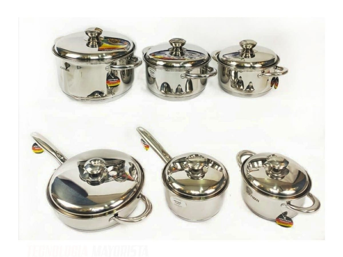 Miniatura 2 de Bateria de ollas hoffman 12 piezas